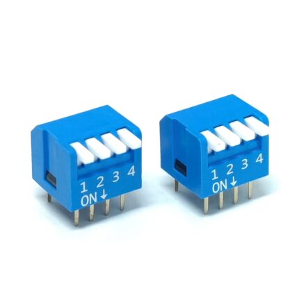 Through Hole Piano Type 4 way Dip Switch